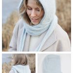 Winter Hug Hood Free Knitting Pattern