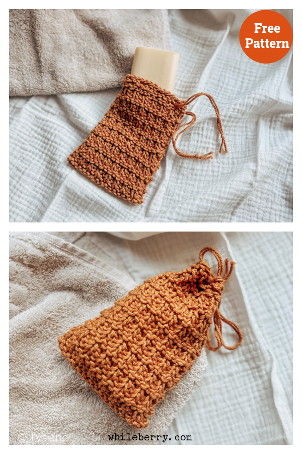 Cilantro Soap Bag Free Knitting Pattern