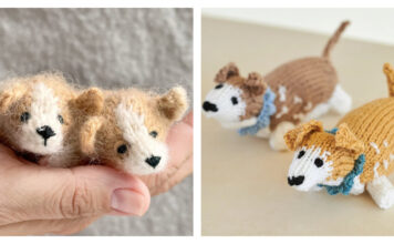 5 Corgi Dog Amigurumi Knitting Patterns Corgi Dog Amigurumi Knitting Patterns