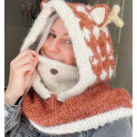 Deer Snood Knitting Pattern