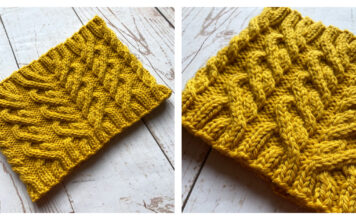 Honey Pie Cabled Cowl Free Knitting Pattern