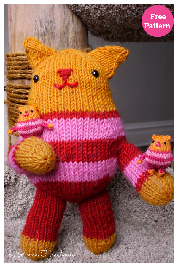 Kate's Kitten Free Knitting Pattern