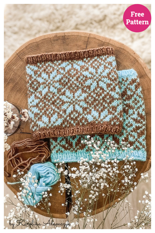 Milky Way Cowl Free Knitting Pattern 