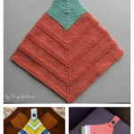 Mitered Hanging Towel Free Knitting Pattern