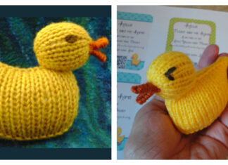 Quack Quack Duck Free Knitting Pattern
