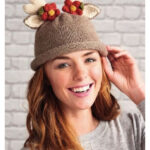 Reindeer Hat and Headband Knitting Pattern