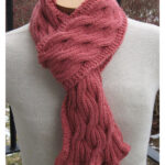 Reversible Cabled Scarf Free Knitting Pattern