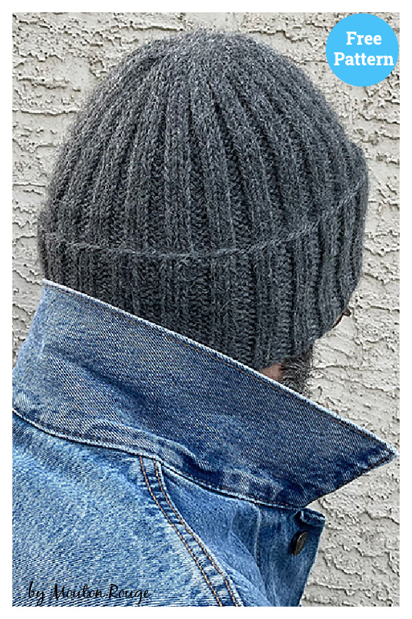 Ribbed Hat and Headband Free Knitting Pattern