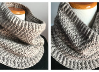Simple Hillview Road Cowl Free Knitting Pattern