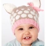 Speckled Fawn Hat Free Knitting Pattern