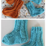 Textured Tootsies Baby Socks Free Knitting Pattern