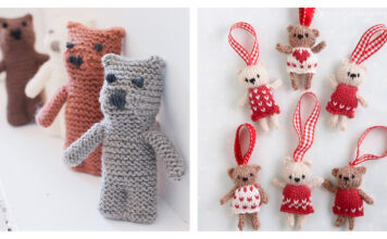 Tiny Bear Free Knitting Pattern