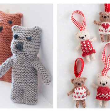 Tiny Bear Free Knitting Pattern
