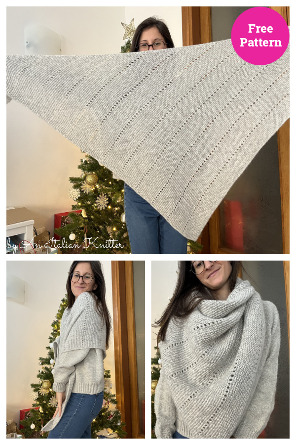 An Italian Winter Shawl Free Knitting Pattern