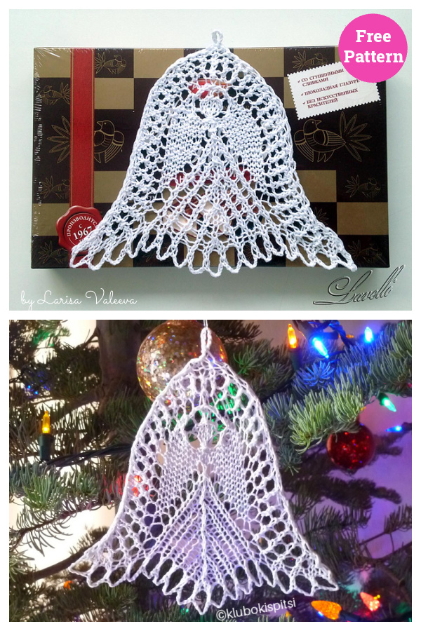 Christmas Bell Free Knitting Pattern
