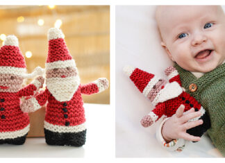 Hello Santa Softies Doll Free Knitting Pattern
