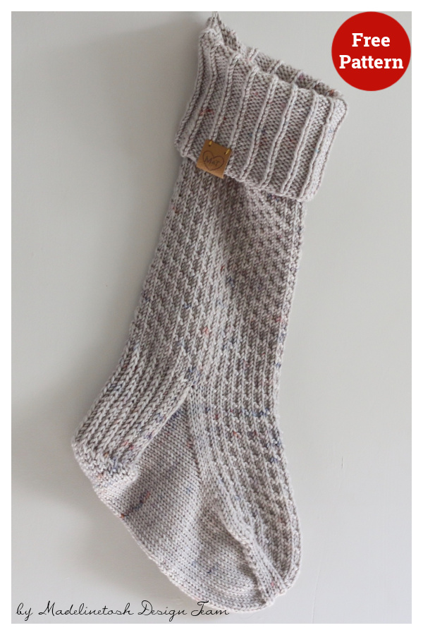 Honey Stocking Free Knitting Pattern