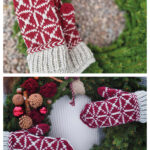 Julvanten 2023 Christmas Mittens Free Knitting Pattern