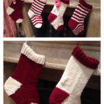 Jumbo Christmas Stocking in a Jiffy Free Knitting Pattern