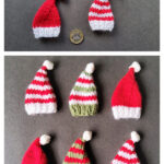Mini Santa Hat & Elf Hat Free Knitting Pattern
