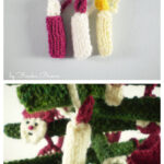 Needle Tree Candle Ornament Free Knitting Pattern