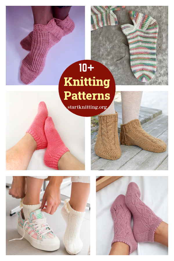 Rose City Rollers Ankle Socks Free Knitting Pattern