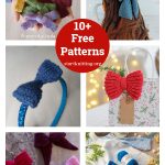 10+ Simple Love Bow Free Knitting Patterns