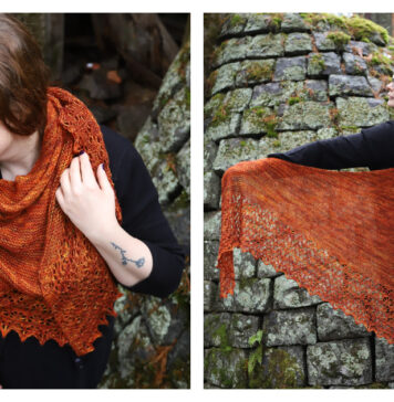 Autumn Song Shawl Free Knitting Pattern