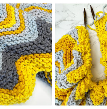 Chevron Temperature Blanket Free Knitting Pattern Chevron Temperature Blanket Free Knitting Pattern