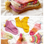 Easy Basic Shorty Sock Knitting Pattern