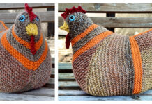 Emotional Support Chicken Knitting Pattern and Video Tutorial