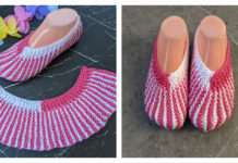 Flat Knit Slipper Socks Free Knitting Pattern and Video Tutorial