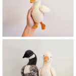 Goose and Duck Toy Knitting Pattern