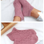Lace Ankle Socks Knitting Pattern