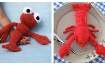 Lobster Amigurumi Free Knitting Patterns