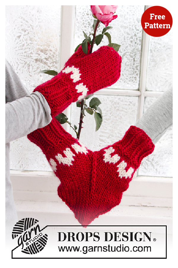 Love Glove Free Knitting Pattern