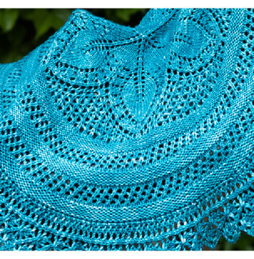 Megadahlia Leaf Lace Doily Free Knitting Pattern