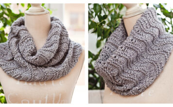 Ripples and Ridges Cowl Free Knitting Pattern