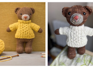 Sancho Teddy Bear Free Knitting Pattern
