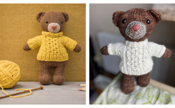 Sancho Teddy Bear Free Knitting Pattern