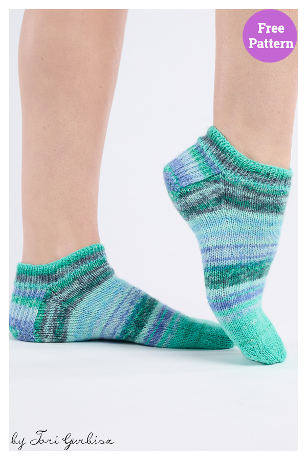 Shortie Socks Free Knitting Pattern