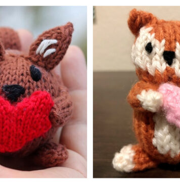 Valentine’s Day Softies Plush Knitting Patterns