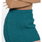 Cable Skirt Free Knitting Pattern