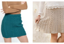 Cable Skirt Free Knitting Patterns