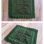 Clover Square Knitting Pattern