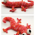 Eddie Lizzard Amigurumi Plush Toy Knitting Pattern