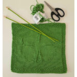 Four Leaf Clover Dishcloth Knitting Pattern