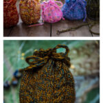 Fuggle’s Critmas Dice or Treasure Bag Free Knitting Pattern