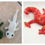 Gecko Lizard Amigurumi Knitting Patterns
