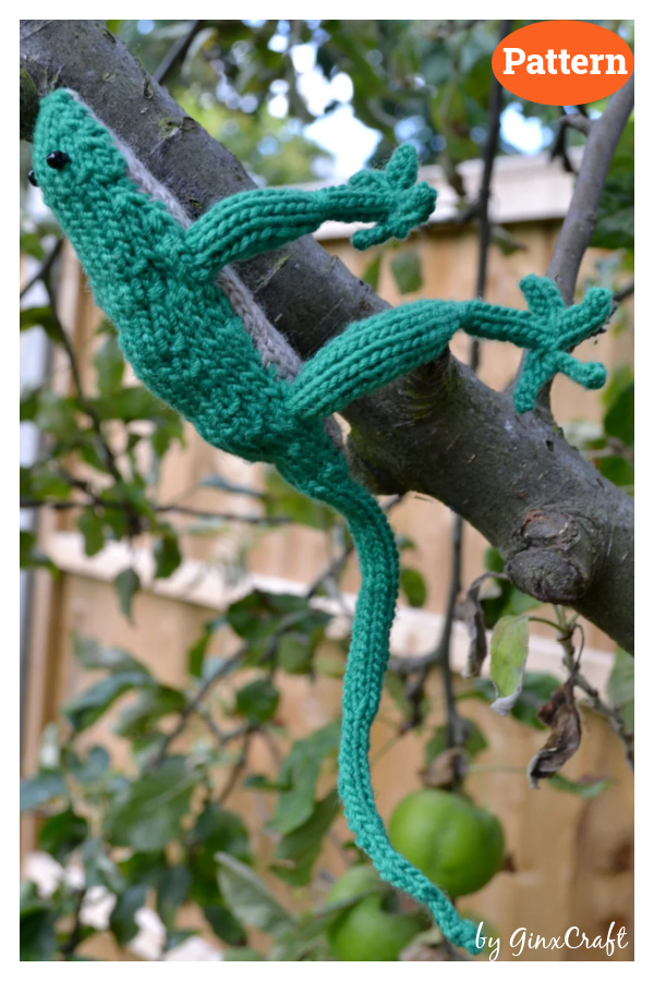 Lizard Knitting Pattern